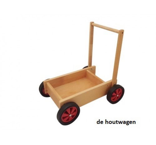 loopwagen playwood rode wielen
